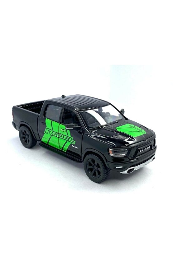 2019 Dodge Ram 1500 W - Çek Bırak 5inch. Lisanslı Model Araba, Oyuncak Araba 1:46