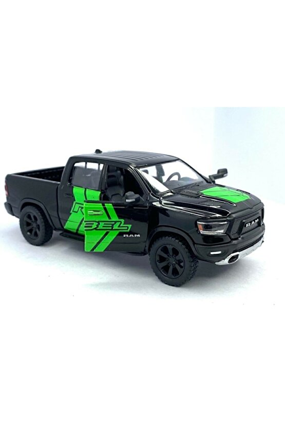 2019 Dodge Ram 1500 W - Çek Bırak 5inch. Lisanslı Model Araba, Oyuncak Araba 1:46