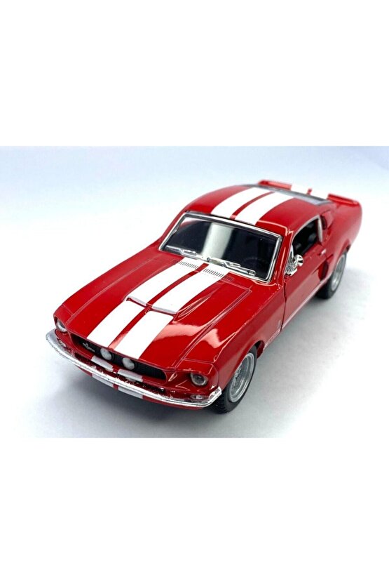 1967 Ford Shelby Gt - 500 - Çek Bırak 5inch. Lisanslı Model Araba, Oyuncak Araba 1:38