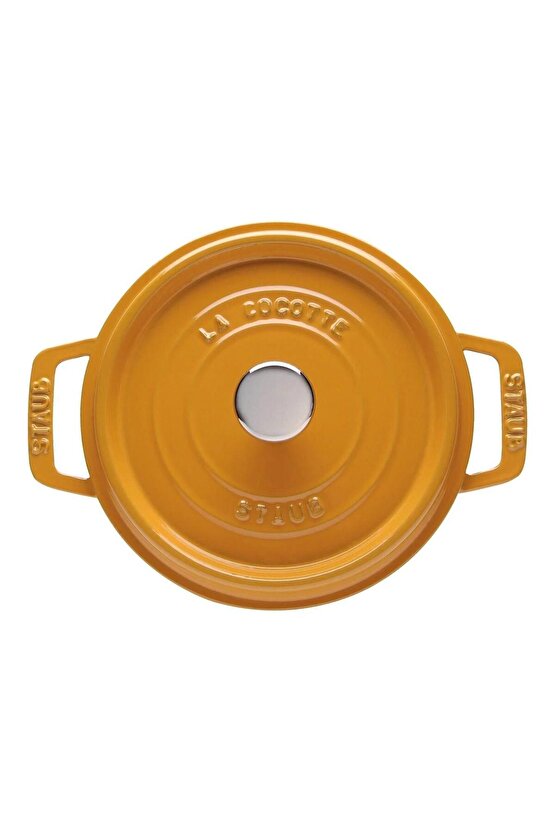 La Cocotte 26cm 5,25lt. Yuvarlak Döküm Tencere Hardal - 405106470