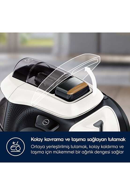 PC-91 ALRG Toz Torbasız Güçlü ve Sessiz Süpürge-10 Yıl Motor Garantili