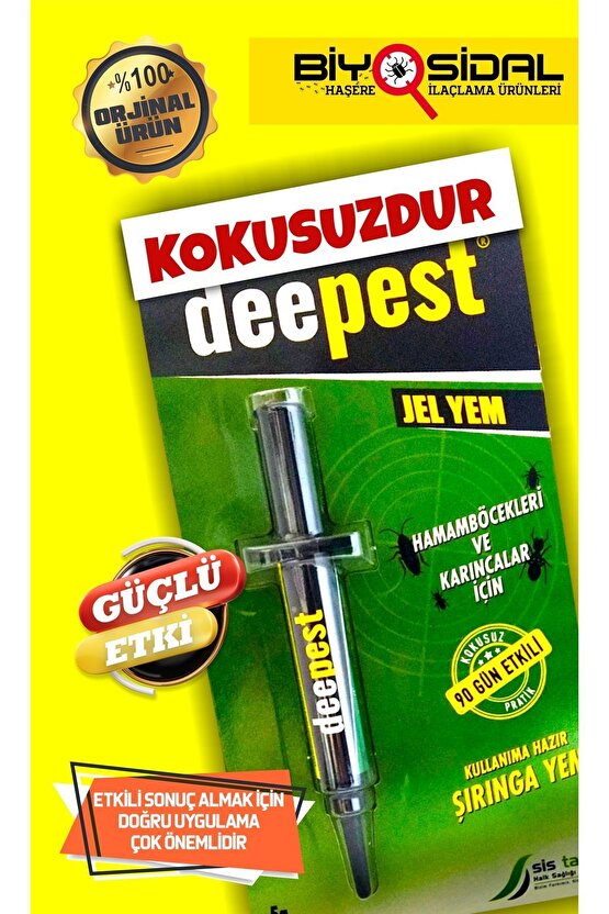 Karınca Yok Edici Jel Yem 5 gr X 3 ADET