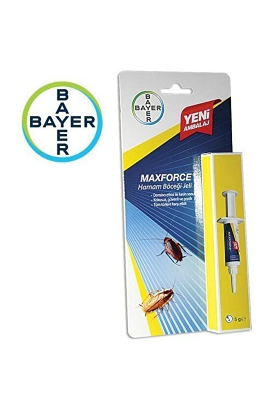 Bayer Maxforce Hamam Böceği Jeli 5 gr Skt.2027 Yeni Ambalaj