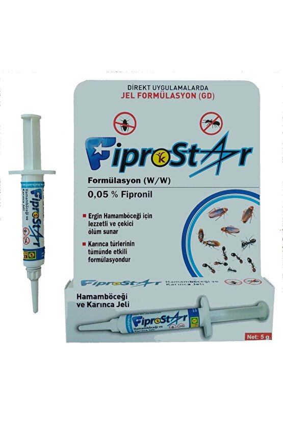 Fiprostar Hamamböceği Ve Karınca Jel Yem | 5 gram