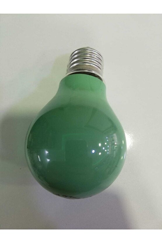 40w Yeşil Renkli Normal Ampul E27 Duylu