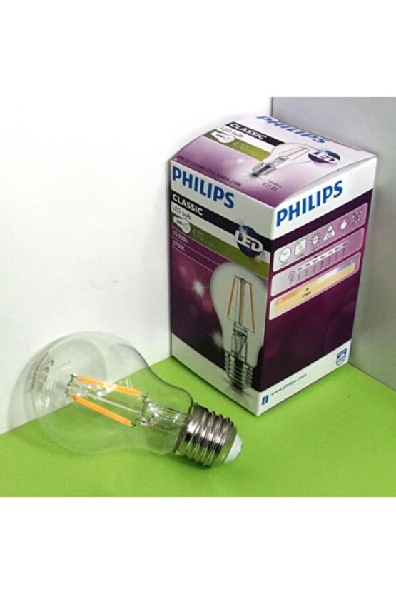 4w=40w Classıc Vıntage Şeffaf Led Ampula Enerji