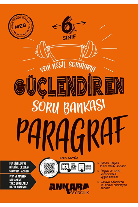 6.Sınıf Paragraf Yeni Nesil Sorularla Güçlendiren Soru Bankası