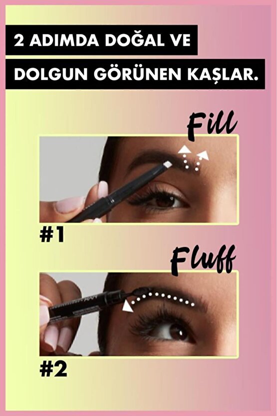 Fill & Fluff Eyebrow Pomade Pencil Kaş Kalemi- Chocolate