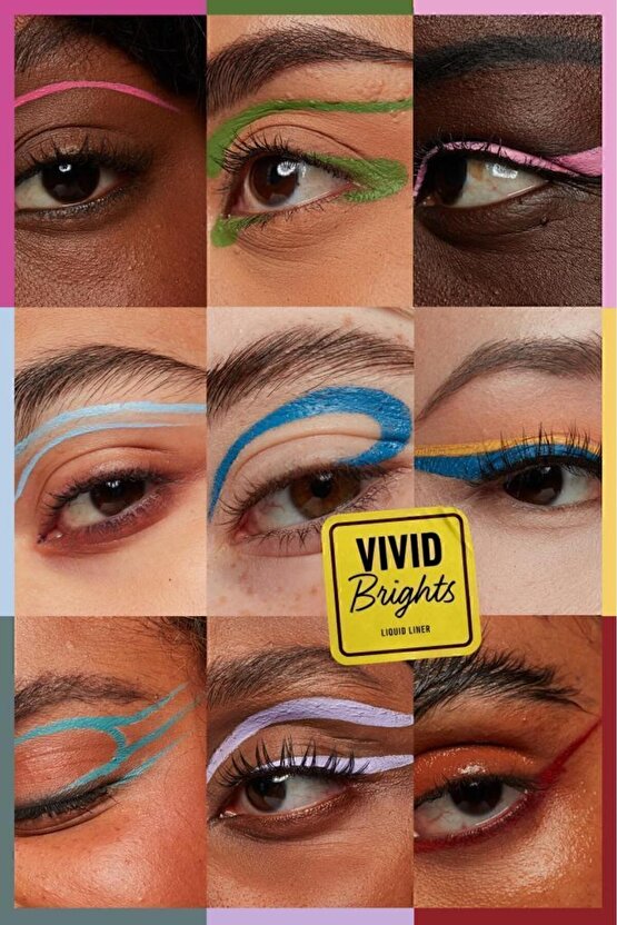 Vivid Brights Likit Eyeliner - Cyan Simp