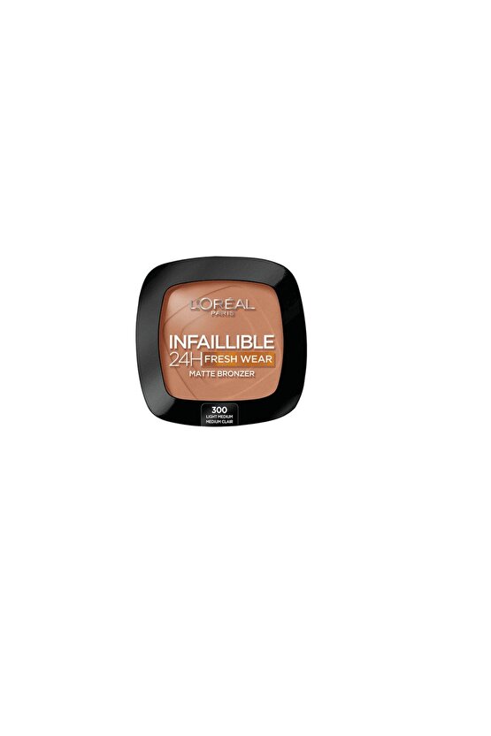 L’oréal Paris Infaillible 24h Fresh Wear Matte Bronzer Pudra - 300 Light Clair