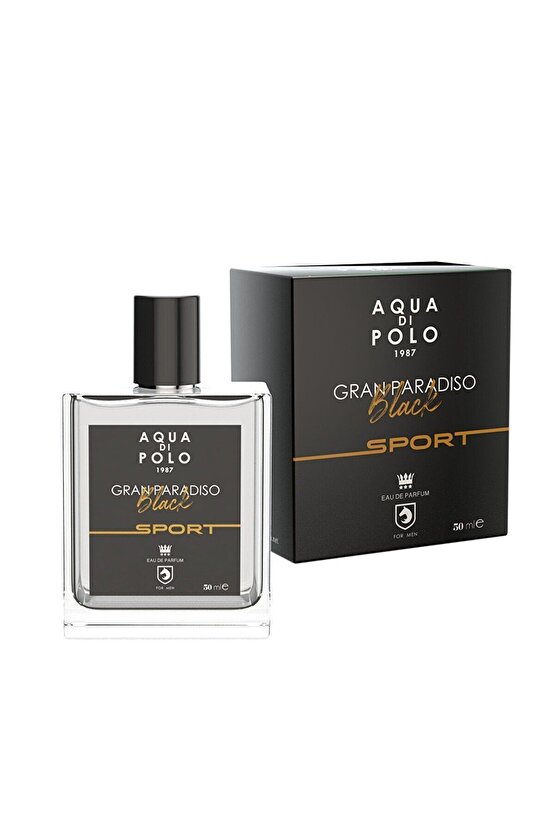 Gran Paradiso Black Sport 50 ml Odunsu, Baharatlı Edp Erkek Parfüm Apcn000514