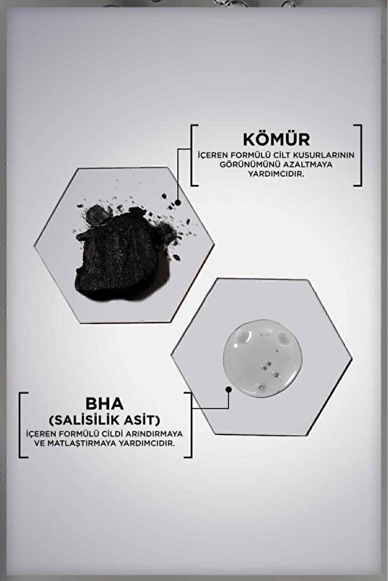 Saf & Temiz Siyah Nokta Karşıtı Temizleyici 250 ml (BHA + Kömür)