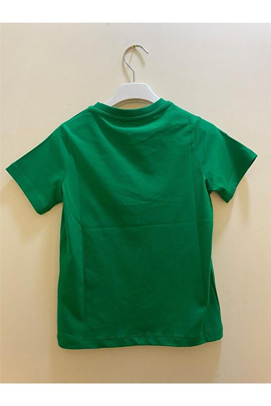 United Colors of Benetton Erkek Çocuk Yeşil T-shirt BNT-B21320