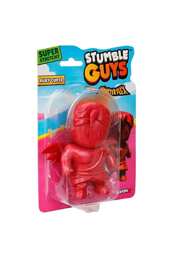Monster Flex Stumble Guys Stretch Ruby Cupid Figür - Stumble Guys Stretch Figür - Stumble Guys Oyunc