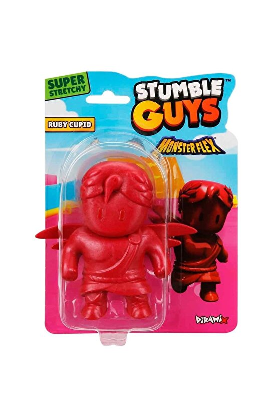 Monster Flex Stumble Guys Stretch Ruby Cupid Figür - Stumble Guys Stretch Figür - Stumble Guys Oyunc
