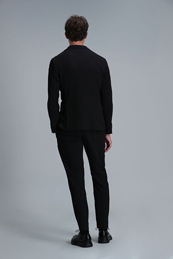 Hunter Smart Erkek Chino Pantolon Slim Fit Siyah