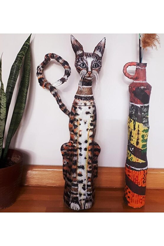 Himarry kedi biblosu el yapımı 81 cm