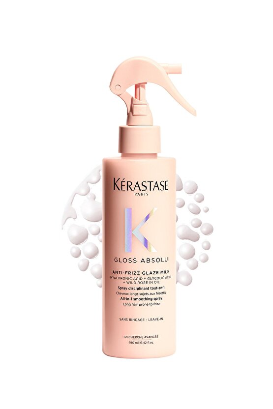 Gloss Absolu Elektriklenmeye Eğilimli Saçlar Için Çok Amaçlı Bakım Sütü Spreyi 190 ml