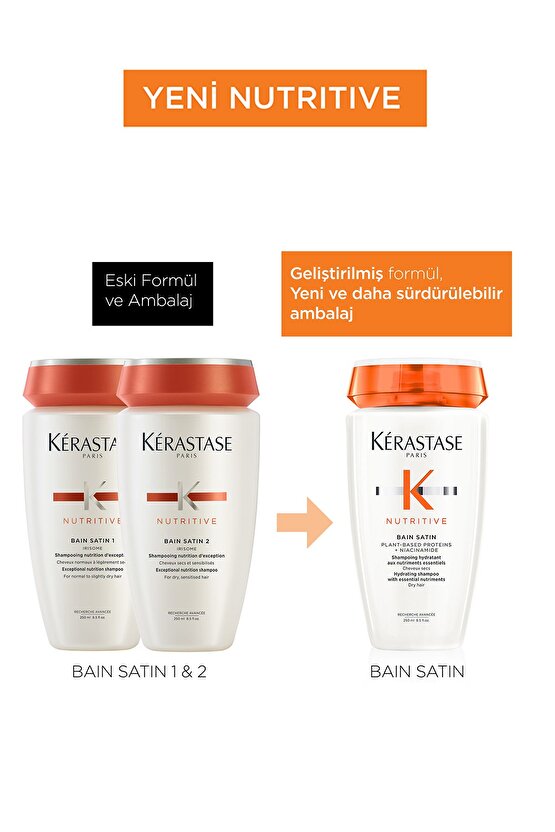 Nutritive Bain Satin Nemlendirici Şampuan 250 ml 250 ml