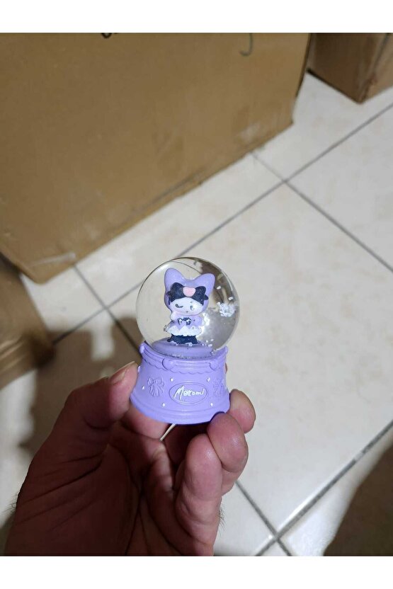 KUROMİ KAR KÜRESİ KUÇUK BOY IŞIKLI
