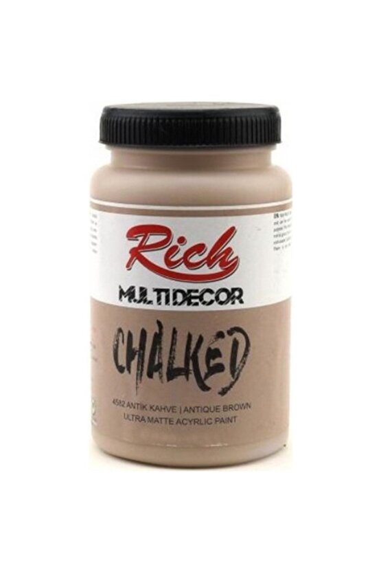 Multi Decor Chalked Akrilik 500ml N:4582 Antik Kahve