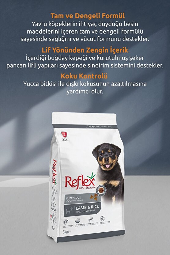 Kuzulu Yavru Köpek Maması 3 Kg
