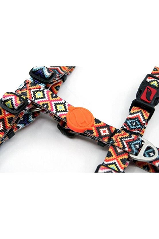 H-tipi Köpek Göğüs Tasması Ethnic S