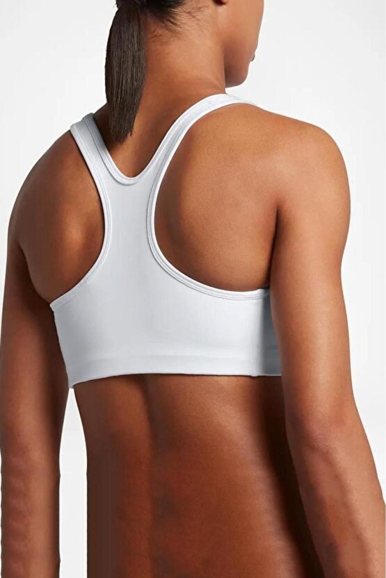 Swoosh Futura Bra 899370-100 Kadın Beyaz Sporcu Sütyeni
