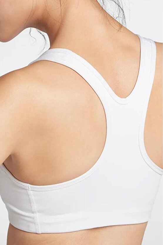 Swoosh Futura Bra 899370-100 Kadın Beyaz Sporcu Sütyeni