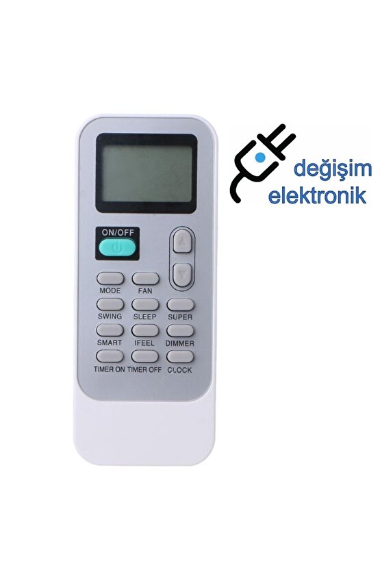 Beko Arçelik Dg11j1-05 Dg11j1-04  Uyumlu  Klima Kumandası