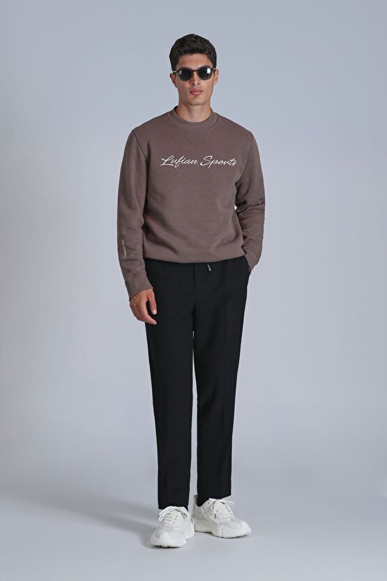 Loved Erkek Sweatshirt Bakır