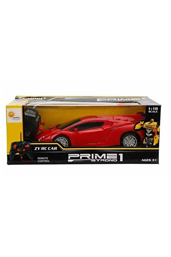 ROBOTA DÖNÜŞEN UZAKTAN KUMANDALI ARABA LAMBORGHİNİ MODEL ŞARJLI RC ARABA