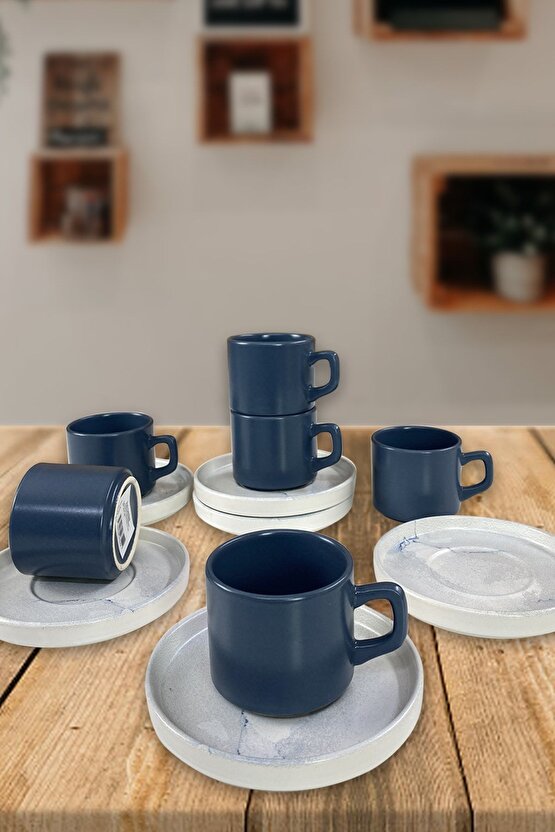 Blue Magic Çay Takımı 12 Parça 6 Kişilik