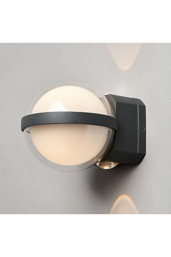 12 Watt, 3200K, 3 Işık Yönlü, Elektrikle Çalışır, Modern Tasarım İç ve Dış Mekan Aplik, Led Aplik