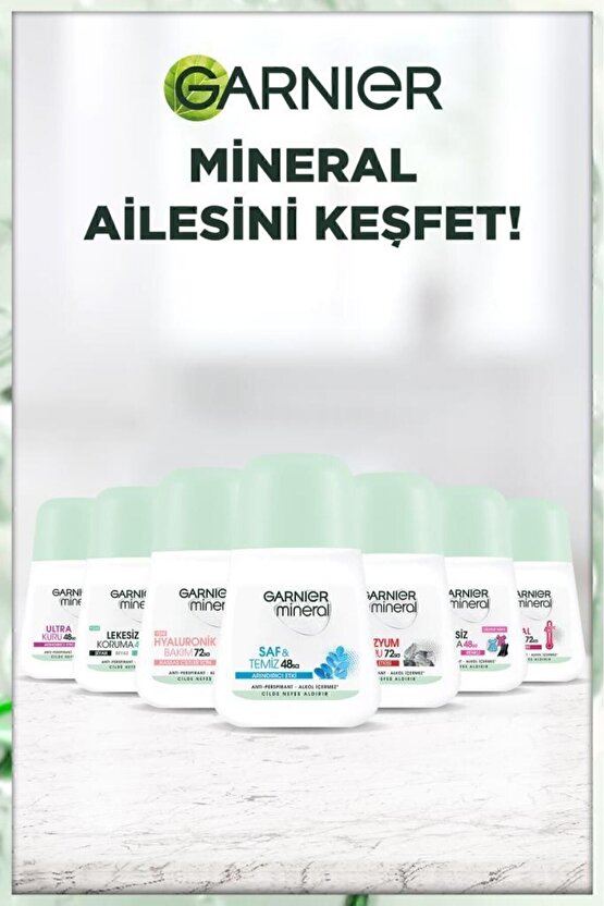 Mineral Saf Ve Temiz Kadın Roll-on Deodorant 3600542035149