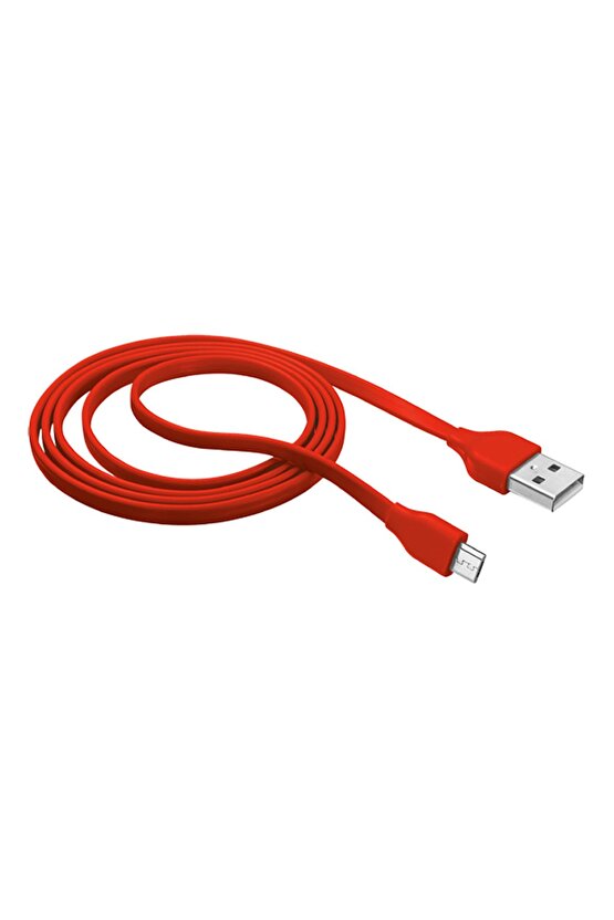 20137 Urban Flat Micro Usb 1m Kablo,kırmızı