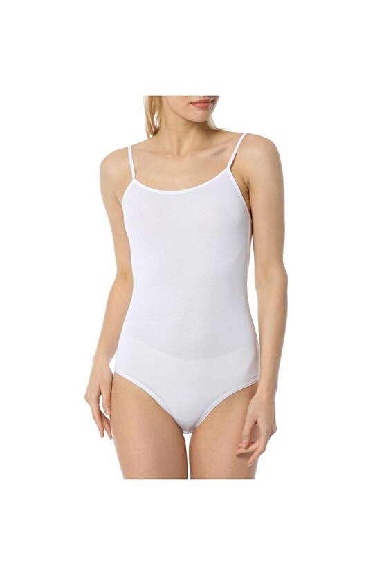 Imer Kadın Çıtçıtlı Body Ip Askılı Modal Imer9251