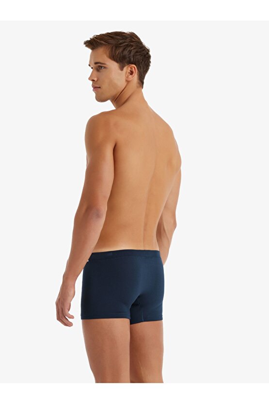 Erkek Modal Elastan Boxer Silver 9310 - Lacivert