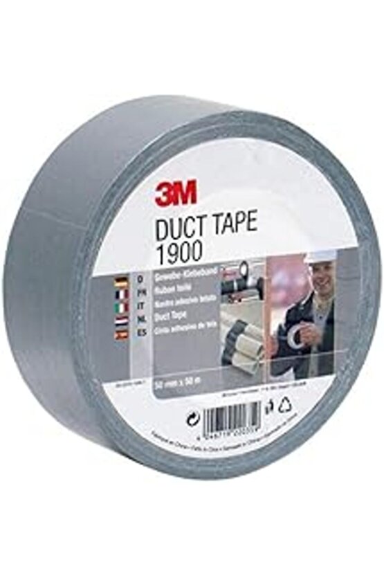 1900 Tamir Bandı Duct Tape, 50 M, Gri