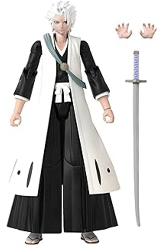 Bandai 16 Cm Toshiro Hitsugaya Poz Verilebilir Figür, Anime Heroes Bleach Serisi