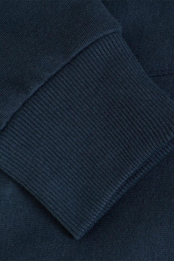 Gw0003 - Basic Kapüşonlu Fermuarlı Sweatshirt