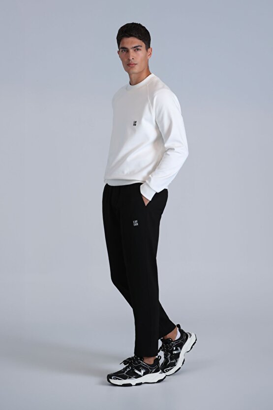Grant Erkek Sweatshirt Kırık Beyaz