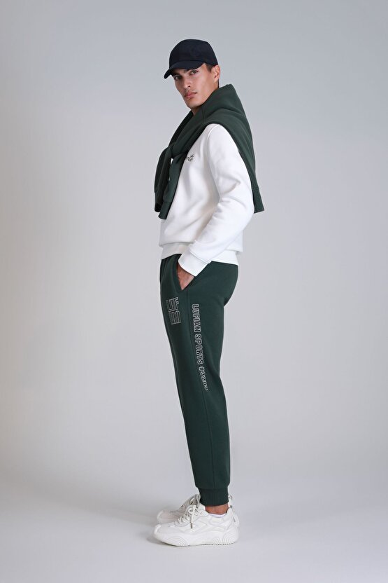 Loved Erkek Sweatshirt Kırık Beyaz