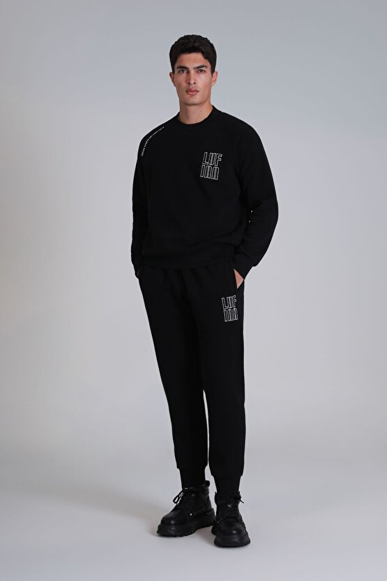 Dıego Erkek Sweatshirt Siyah