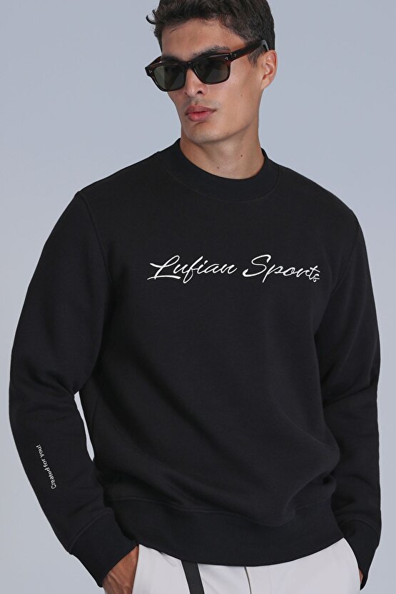 Loved Erkek Sweatshirt Siyah