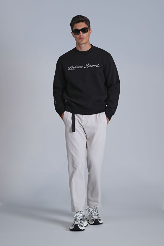 Loved Erkek Sweatshirt Siyah
