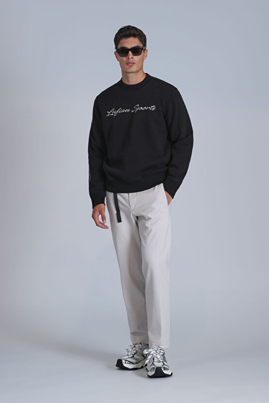 Loved Erkek Sweatshirt Siyah