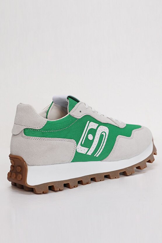 Arthur Erkek Deri Sneaker Ayakkabı Yeşil