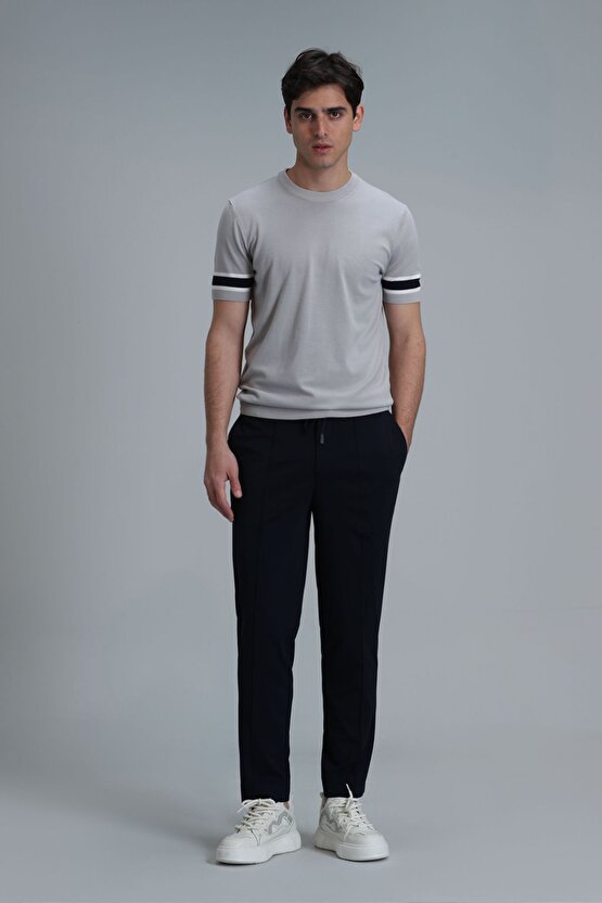 Simon Smart Erkek Chino Pantolon Slim Fit Lacivert