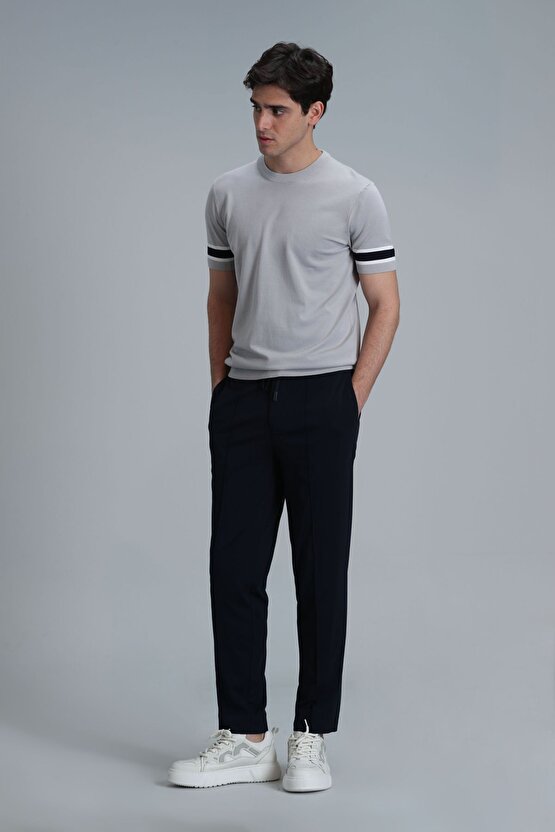 Simon Smart Erkek Chino Pantolon Slim Fit Lacivert